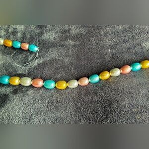 New Ashland 6ft. Easter Small Pearl Egg Garland, multi-color home decor